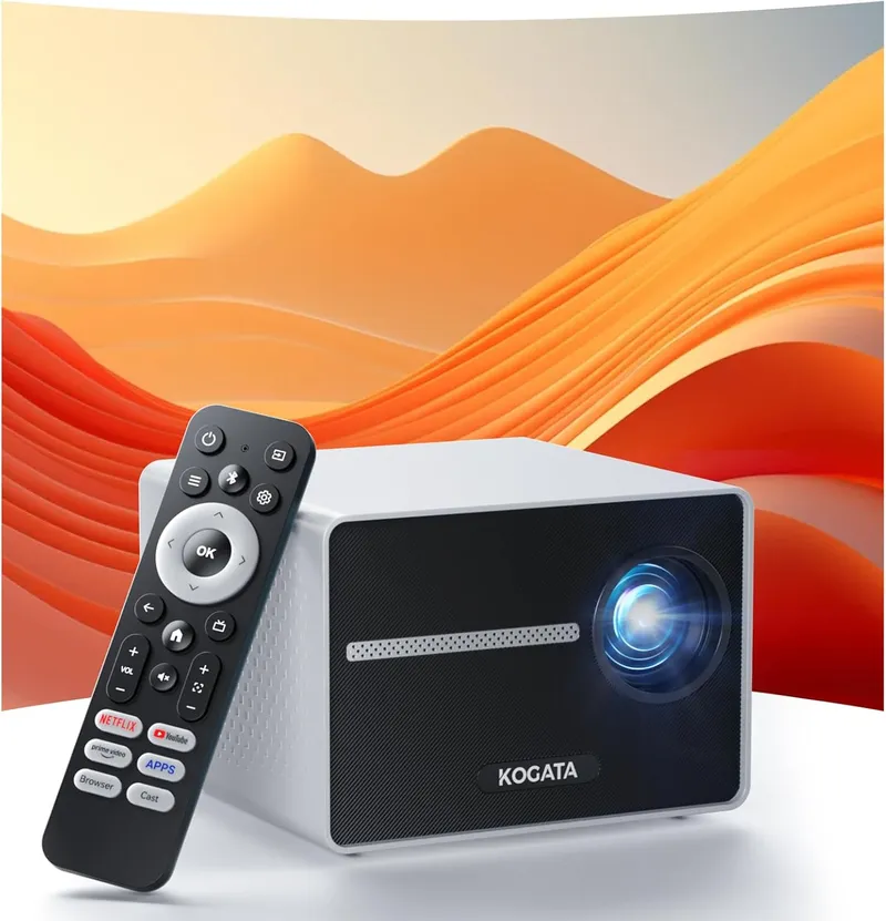 Kogata Smart-Portable-Mini-Projector with WiFi 6 Bluetooth 5.4